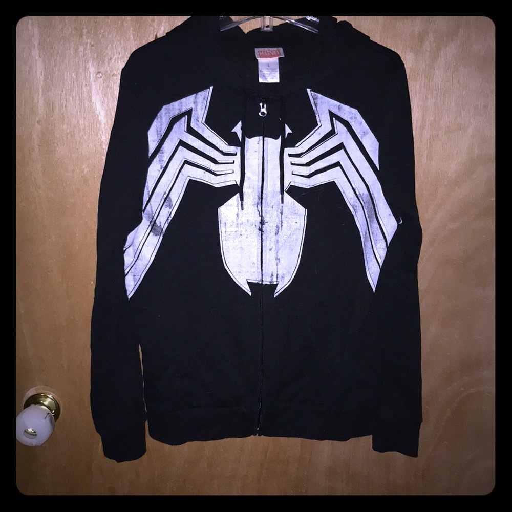 Marvel Venom Zip Hoodie, L
